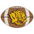 20.5" x 32.5" Yellow NCAA University of Arkansas at Pine Bluff Golden Lions Football Mat Area Rug - IMAGE 1