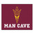 59.5" x 71" Red and White NCAA Arizona State University Sun Devils Man Cave Tailgater Mat Area Rug - IMAGE 1