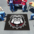 59.5" x 71" Black and White NCAA Bulldogs Rectangular Tailgater Mat - IMAGE 2
