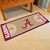 30" x 72" Brown and White NCAA University of Alabama Crimson Tide Basketball Mat Area Rug Runner - IMAGE 2