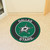 27" Green and Black NHL Dallas Stars Rounded Door Mat - IMAGE 2