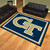 87" x 117" Blue and Gold NCAA Georgia Tech Plush Non-Skid Area Rug - IMAGE 2