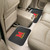 Set of 2 Black and Red NCAA University of Maryland Terps Heavy Duty Rear Car Floor Mats 14" x 17" - IMAGE 2