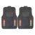 Set of 2 Gray and Orange MLB Baltimore Orioles Front Car Mats 21" x 27" - IMAGE 1