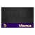 26" x 42" Black and Purple NFL Minnesota Vikings Grill Mat Tailgate Accessory - IMAGE 1