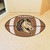 20.5" x 32.5" Brown and White NCAA Mustangs Football Mat - IMAGE 2
