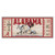 30" x 72" Red NCAA University of Alabama Crimson Tide Ticket Non-Skid Mat Area Rug Runner - IMAGE 1