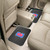 Set of 2 Black NBA Los Angeles Clippers Heavy Duty Rear Car Floor Mats 14" x 17" - IMAGE 2