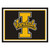 7.25' x 9.75' Yellow NCAA University of Idaho Vandals Plush Area Rug - IMAGE 1