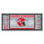 30" x 72" Gray and Red NFL Kansas City Chiefs Ticket Mat Area Rug Runner - IMAGE 1