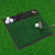 20" x 17" Black and Green NBA Utah "Jazz" Hitting Mat Golf Practice Accessory - IMAGE 2