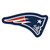 36" x 19.1" Blue and Red NFL New England Patriots Mascot Logo Mat - IMAGE 1