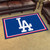 4' x 6' Blue and White MLB Dodgers Plush Non-Skid Area Rug - IMAGE 2