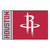 19" x 30" Red and White NBA Houston Rockets Rectangular Starter Mat - IMAGE 1
