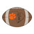 20.5" x 32.5" Brown and Orange NCAA Clemson University Tigers Mat Area Rug - IMAGE 1