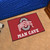 19" x 30" Red and White NCAA Ohio State University Buckeyes Man Cave Starter Mat - IMAGE 2