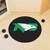 27" Black and Green NCAA University of North Dakota Fighting Hawks Puck Door Mat - IMAGE 2