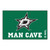 19" x 30" Green and White NHL Dallas Stars "Man Cave" Starter Door Mat - IMAGE 1