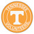 27" Orange and White NCAA University of Tennessee Volunteers Rounded Door Mat - IMAGE 1