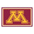 3.6' x 5.9' Magenta Purple NCAA University of Minnesota Golden Gophers Mat Area Rug - IMAGE 1