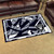 3.6' x 5.9' Black and Silver NFL Oakland Raiders Ultra Plush Rectangular Area Rug - IMAGE 2