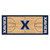 2.5' x 6' Blue NCAA Xavier University Musketeers Basketball Court Mat Area Throw Rug Runner - IMAGE 1