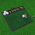 20" x 17" Black and Green NFL New Orleans "Saints" Golf Hitting Mat Practice Accessory - IMAGE 2