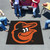 59.5" x 71" Black and Orange MLB Baltimore Orioles Tailgater Mat - IMAGE 2