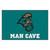 19 x 30" Green and White NCAA Coastal Carolina Chanticleers Man Cave Rectangular Starter Mat - IMAGE 1