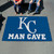 5' x 8' Blue and White Contemporary MLB Kansas City Royals Rectangular Area Rug - IMAGE 2