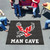 59.5" x 71" Black and Red NCAA Eastern Washington University Eagles Outdoor Tailgater Area Rug - IMAGE 2