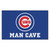 5' x 8' Blue and White Contemporary MLB Chicago Cubs Rectangular Area Rug - IMAGE 1