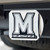 4" x 3.25" Silver and Black NCAA University of Maryland Terps Hitch Cover Automotive Accessory - IMAGE 2