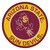 27" Red and Yellow NCAA Arizona State University Sun Devils Rounded Non-Skid Mat Area Rug - IMAGE 1