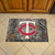 Red and Gray MLB Minnesota Twins Shoe Scraper Doormat 19" x 30" - IMAGE 2