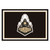 4.9' x 7.3' Black and White NCAA Purdue University Boilermakers Plush Nonskid Area Rug - IMAGE 1