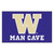 59.5" x 94.5" Purple and White NCAA University of Washington Huskies Outdoor Tailgater Area Rug - IMAGE 1