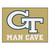 33.75" x 42.5" Beige NCAA Georgia Tech Yellow Jackets, Ramblin' Wreck Starter Door Mat - IMAGE 1