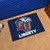 19" x 30" Blue and Red NCAA Liberty University Flames Starter Mat Area Rug - IMAGE 2