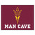 33.75" x 42.5" Red and White NCAA Arizona State University Sun Devils Man Cave All-Star Mat Area Rug - IMAGE 1