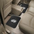 Set of 2 Black and White MLB San Diego Padres Heavy Duty Rear Car Floor Mats 14" x 17" - IMAGE 2