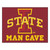 33.75" x 42.5" Yellow and Red NCAA Iowa State University Cyclones Man Cave All-Star Area Rug - IMAGE 1