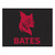33.75" x 42.5" Black and Red NCAA "Bates" College Bobcats Mat Rectangular Area Rug - IMAGE 1