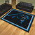 7.25' x 9.75' Black and Blue NFL Carolina Panthers Plush Non-Skid Area Rug - IMAGE 2