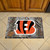 19" x 30" Gray and Orange NFL Cincinnati Bengals Shoe Scraper Door Mat - IMAGE 2
