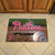 Red and Brown MLB Philadelphia Phillies Shoe Scraper Doormat 19" x 30" - IMAGE 2