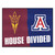 33.75" x 42.5" Multi-colored NCAA House Divided Arizona State Area Rug - IMAGE 1