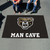 59.5" x 94.5" Black and Brown NCAA Oakland University Golden Grizzlies Man Cave Door Mat - IMAGE 2