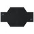 42" x 82.5" Black MLB New York Mets Motorcycle Parking Mat Accessory - IMAGE 1