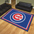 87" x 117" Blue and Red MLB Chicago Cubs Plush Non-Skid Area Rug - IMAGE 2